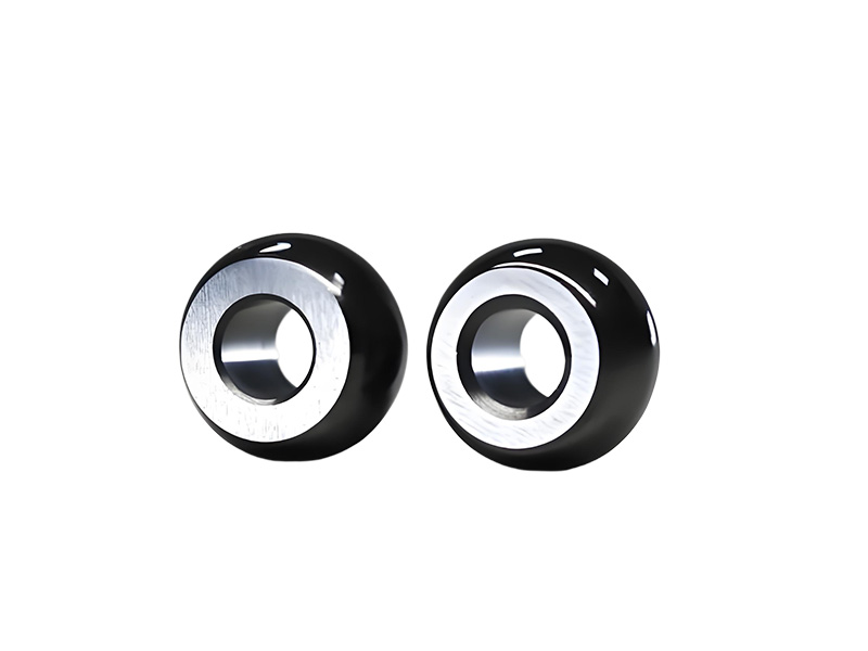 Eine gedichtes karbonfaser-versiegelten kugel